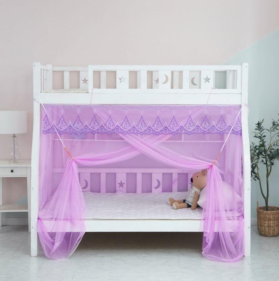 Neue Etagen Bett Moskito Net Kinderzimmer Sommer Anti-moskito Spitze Gaze Physikalische Mückenschutz kinder Bettwäsche f8419: 1 / 90x195cm