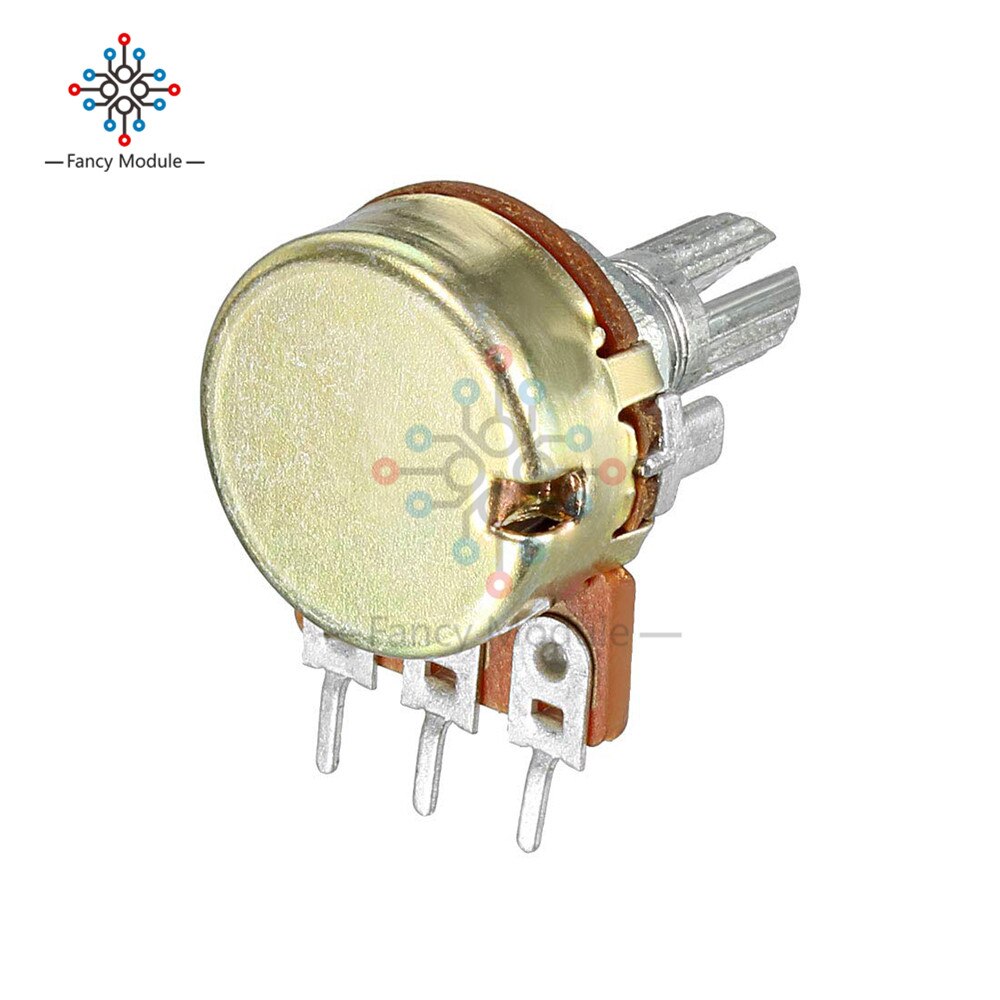 10Pcs Potentiometer Weerstand 1K 5K 10K 20K 50K 100K 500K Ohm 3 pin Linear Taper Rotary Potentiometer Voor Arduino Met Cap
