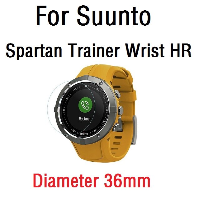 10Stck Gehärtetem Glas Bildschirm Schutz für Suunto spartanisch Trainer Handgelenk HR Runde Clever Uhr Suunto 5 Schutzhülle Film: D36mm