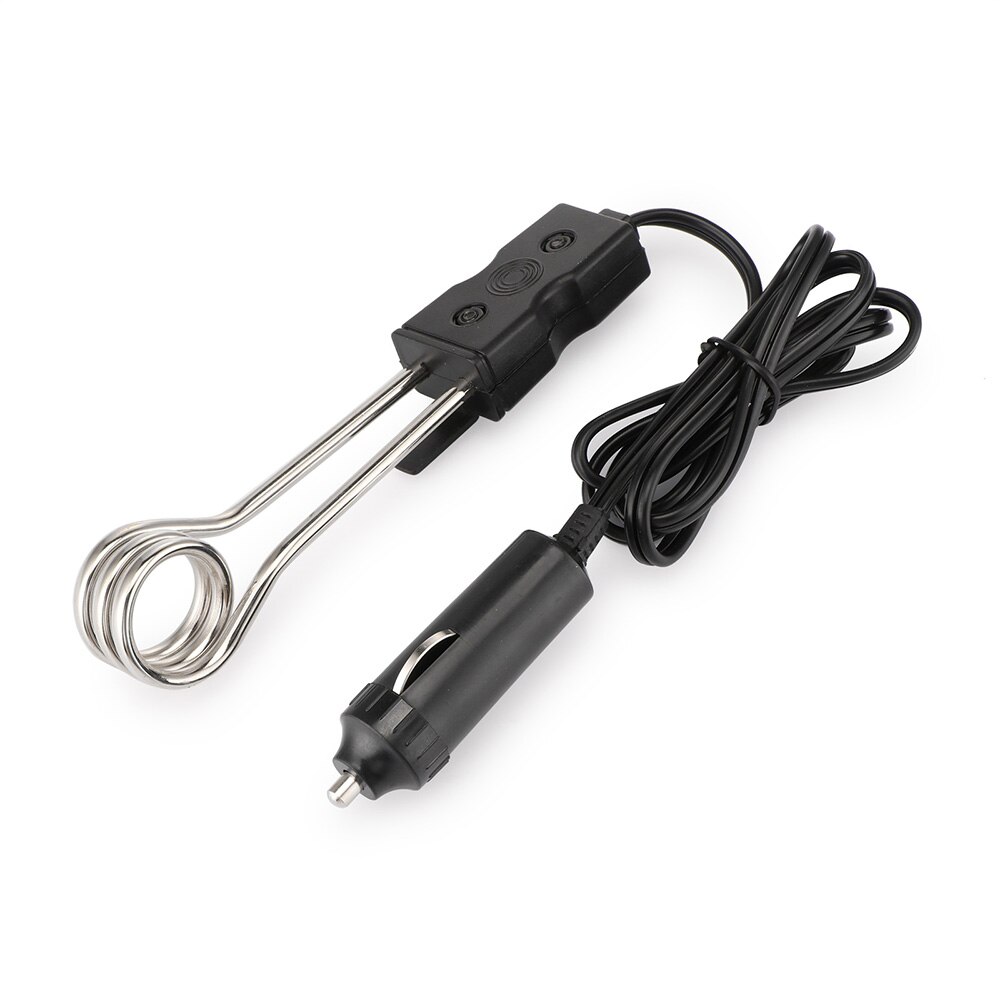 Aozbz draagbare veilige 12v auto dompelverwarmer auto elektrische thee koffie waterkoker auto accessoires