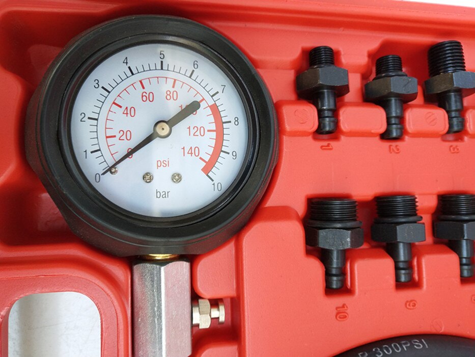 12pcs Engine Oil Pressure Test Kit Tester Car Garage Tool Low Oil Warning Devices Auto Tools Car Repair Tools