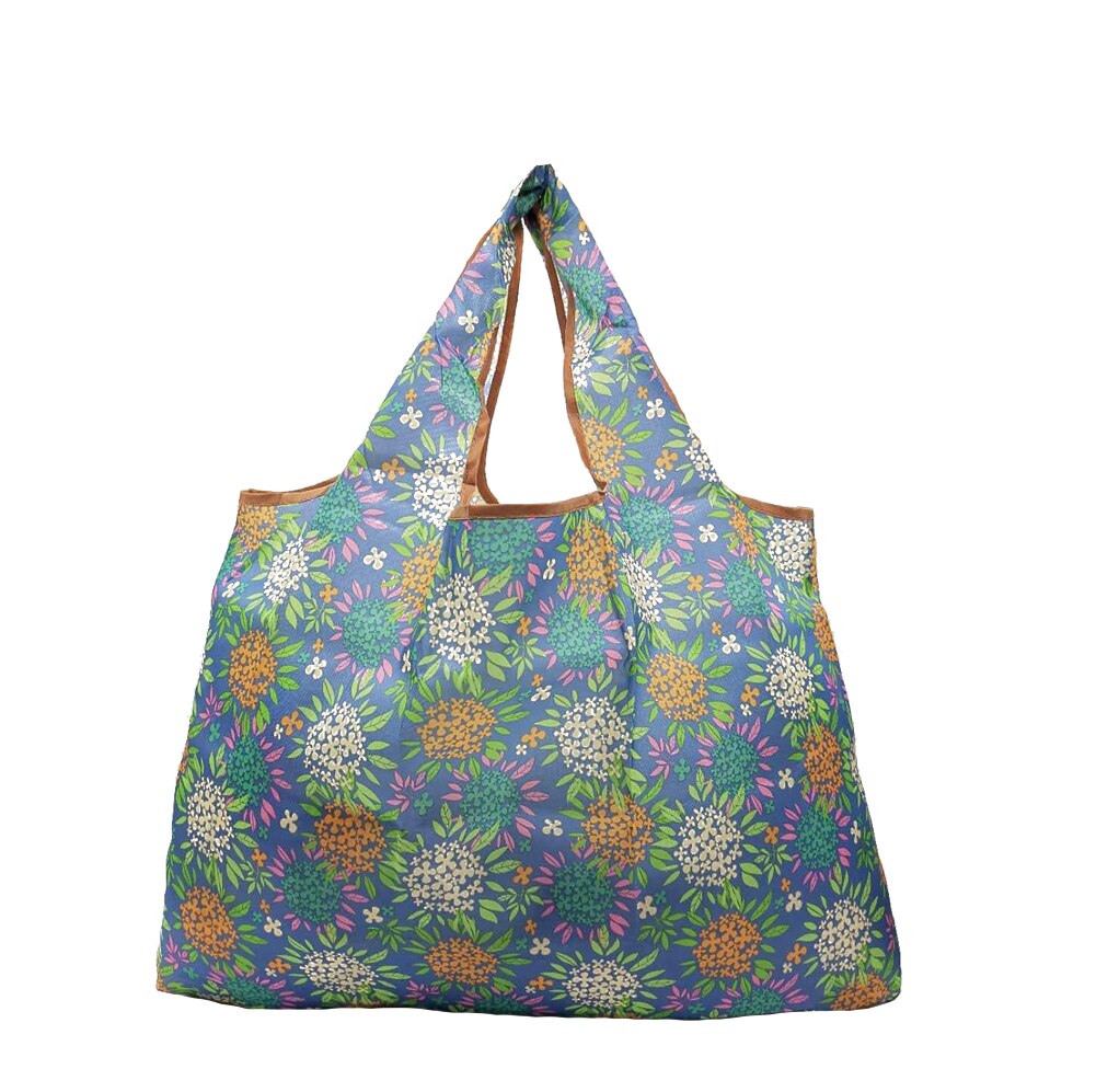 Nouveaux sacs à provisions réutilisables grande capacité sac fourre-tout à fleurs pliable sacs d'épicerie résistants: 5