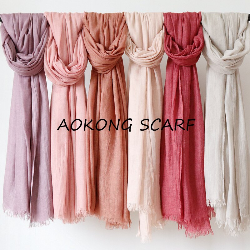 10 Stks/partij Vrouwen Oversize Solid Plain Hijab Sjaal Sjaals Hoofd Wraps Viscose Kasjmier Moslim Verzwakte Hijaabs Pashmina