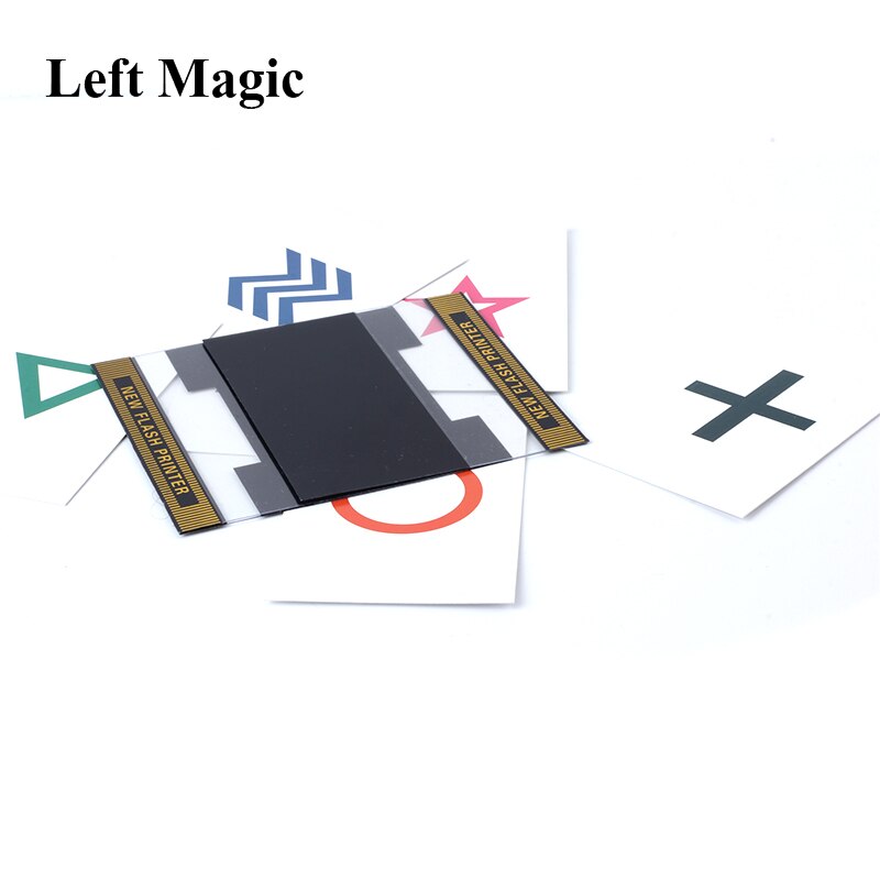 ESP Flash Printer Goocheltrucs Goochelaar Voorspellen de Select Kaart Magia Stadium Close Up Gimmick Mentalisme Flash ESP Card