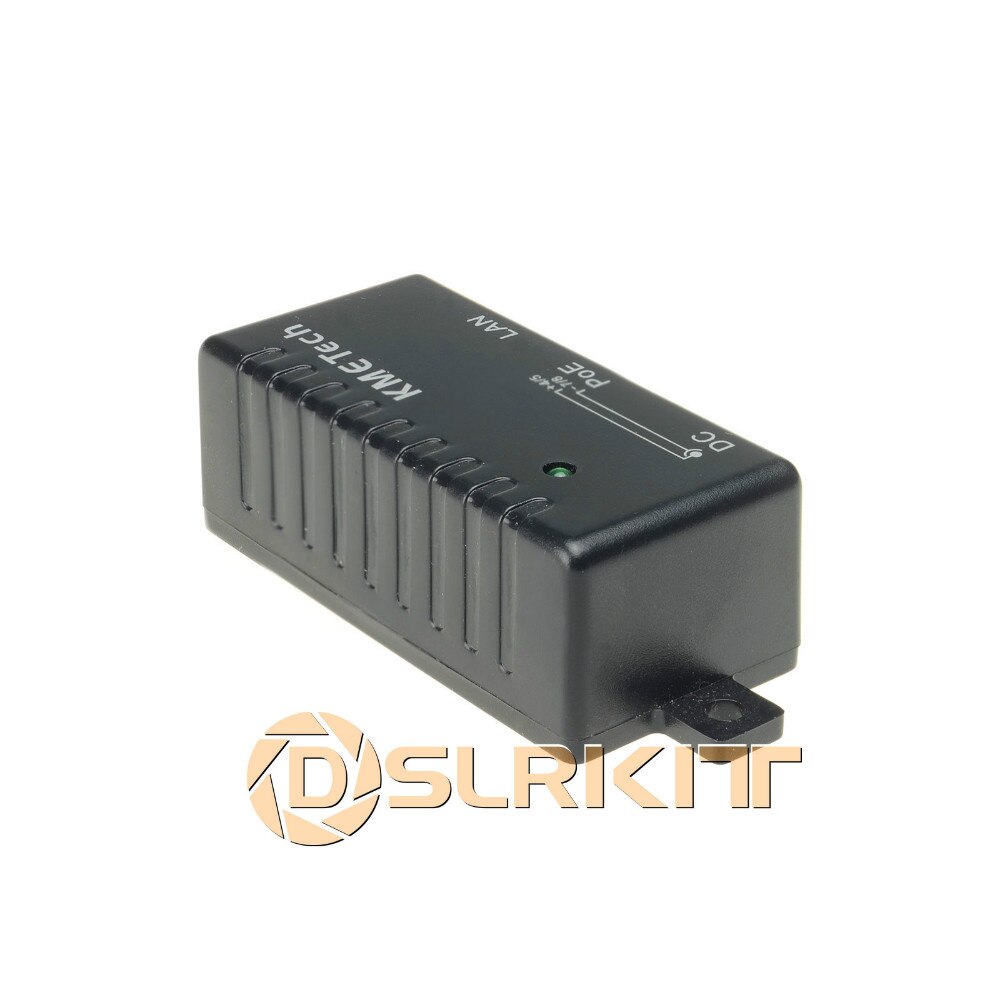 10pcs/Lot Passive PoE Injector Splitter Module Wall Mount (4,5+/7,8-) w/ 5.5*2.1mm DC