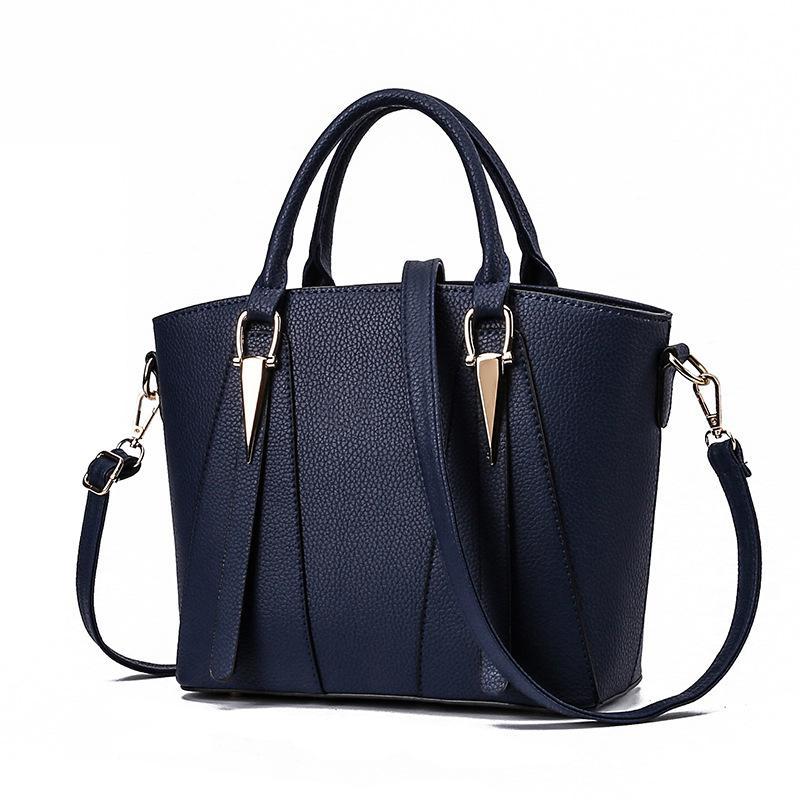 Handbags Female Korean Crossbody Shaped Sweet Shoulder bag women's messenger bags: Blue