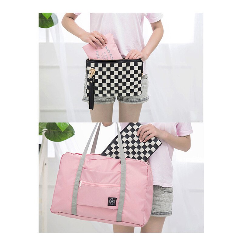 Multifunktions Große Kapazität Reisetasche Ultraleicht Klapp Sport Tasche für Frauen Männer Handtasche Nylon Polyester Wasserdicht Fitnessstudio Tasche
