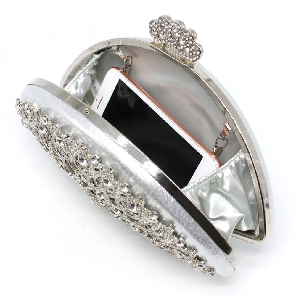 Luxe Vrouwen Avond Tassen Diamond Crystal Vrouwen Party Clutch Bag Mode Bruids Zak Handtas Bolsos