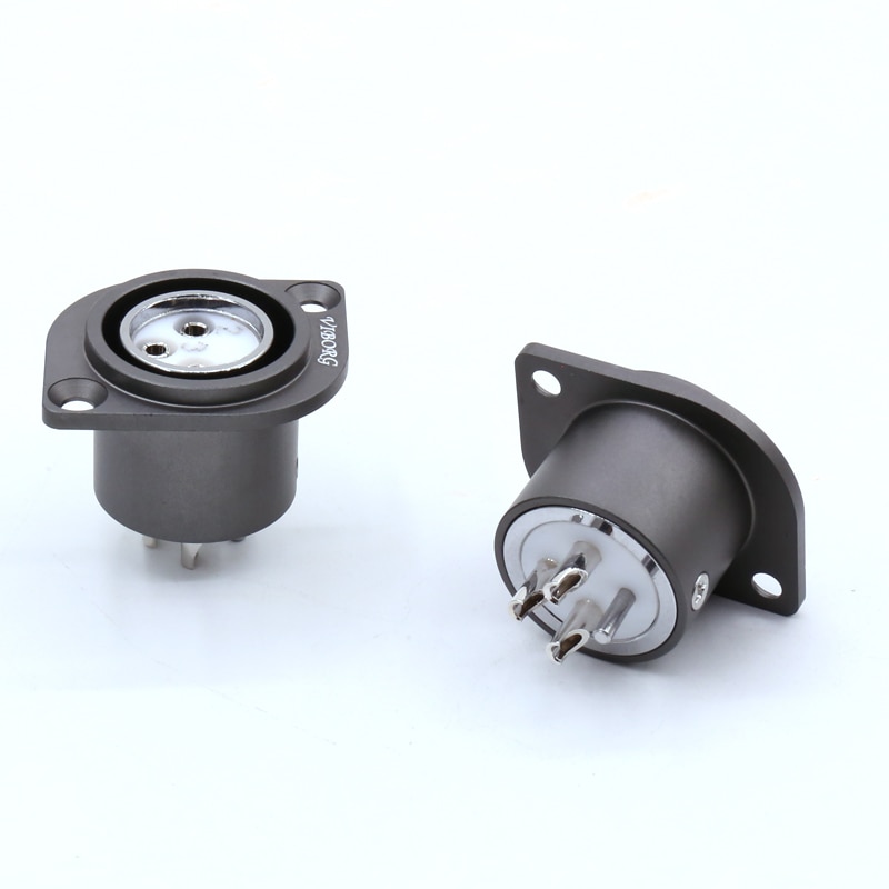 VIBORG isolamento in PTFE con presa femmina maschio a 3 pin XLR rodiato rame puro