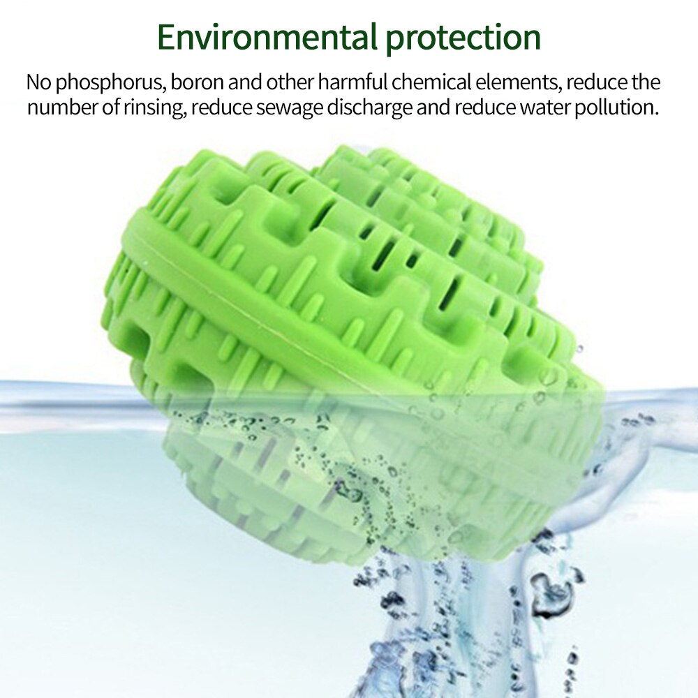 Eco-friendly Laundry Ball Anti-winding Reusable Anion Molecules Cleaning Magic Washing Personal Care Bathroom Cleaning Tools