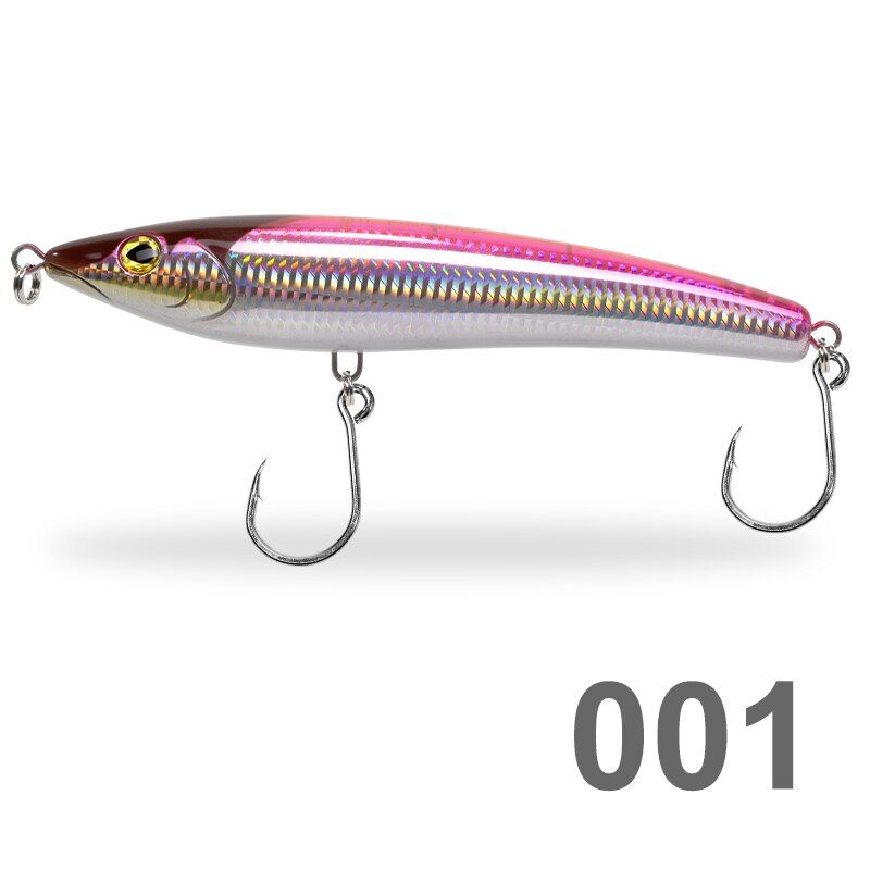 D1 Boat Trolling Lures Topwater Pencil Stickbaits 197mm 93g Wobblers for Fishing Saltwater Bait for Tuna Fishing Accessories: 001