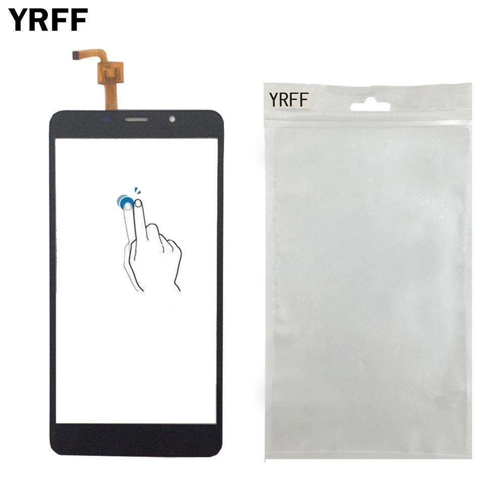 Yrff 5.7Inch Telefoon Touch Screen Front Voor Leagoo M8 Voor Leagoo M8 Pro Touch Digitizer Panel Glas Gratis Protector film Lijm