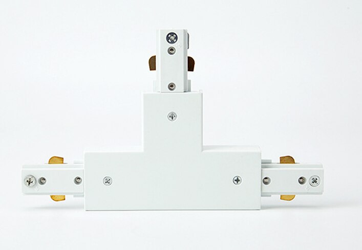 GAAN OCEAAN Spoor Rail Connector Track Linker 3 Draad IK L T Cross Shape Connectors LED SpotLight Connector Rail Connectors: 3 Wire 3-ways / Black