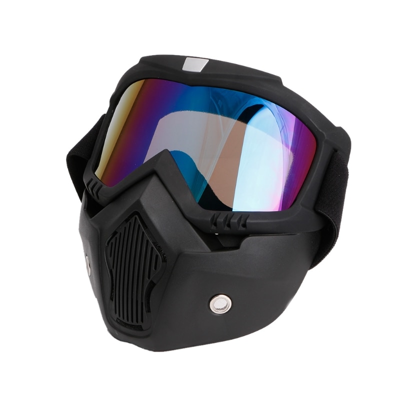 Motocross Goggles Dust Mask Face Glasses With Detachable Motorcycle Glasses Motorcycle Parts