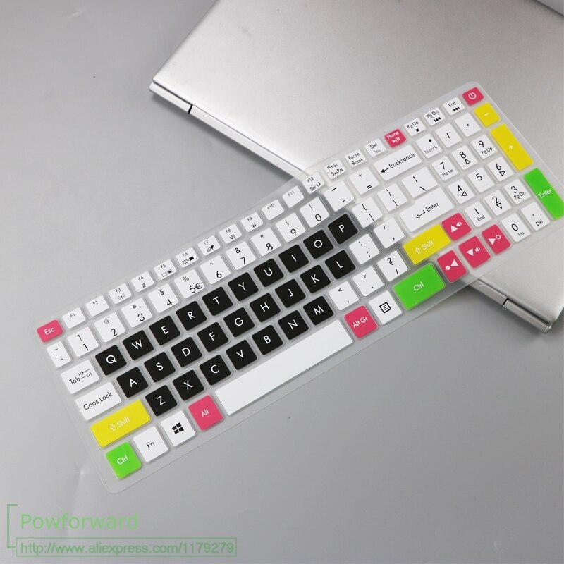 15.6 inch Laptop Keyboard Cover skin Protector for Acer Predator Helios 300 series G3-573 Triton 700 Nitro 5 PH317 VX5 VX15: candyblack