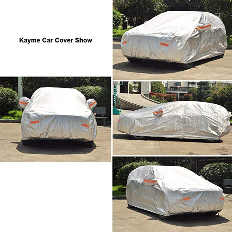 Kayme waterdichte auto covers outdoor zon bescherming cover voor auto voor ford mondeo focus 2 3 fiesta kuga ecosport explorer r