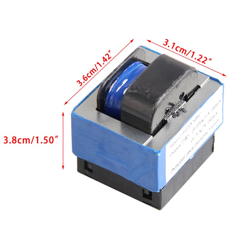 Transformador de potencia de horno microondas de 7 pines, 220V a 11V/7V, 140mA/180mA, y