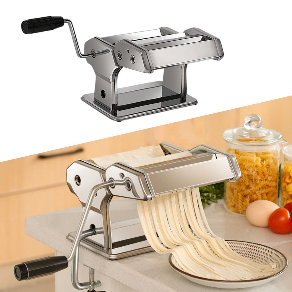 Noodle Maker Machine Pasta Cutter with Adjustable Thickness Settings