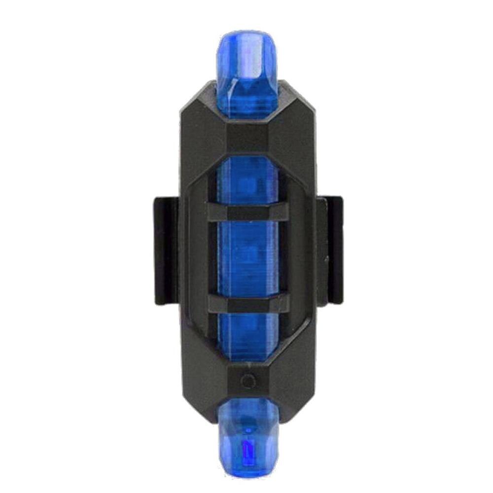 Fiets Achterlicht Led Achterlicht 250 Lumens Waterdichte Oplaadbare Achterlicht Set Fiets Verlichting Voor Mountainbikes Accessoires: Blauw