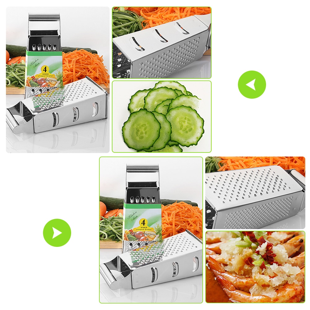 Keuken Handleiding Groente Cutter Slicer Rvs Rasp ... – Grandado