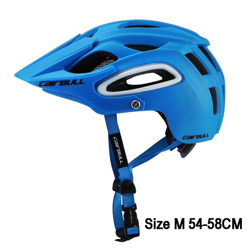 Cairbull ultralichte fietshelm, integraal gevormde fietshelm, mtb-racehelm, veiligheidshelm, helm, capacete: Blauw m