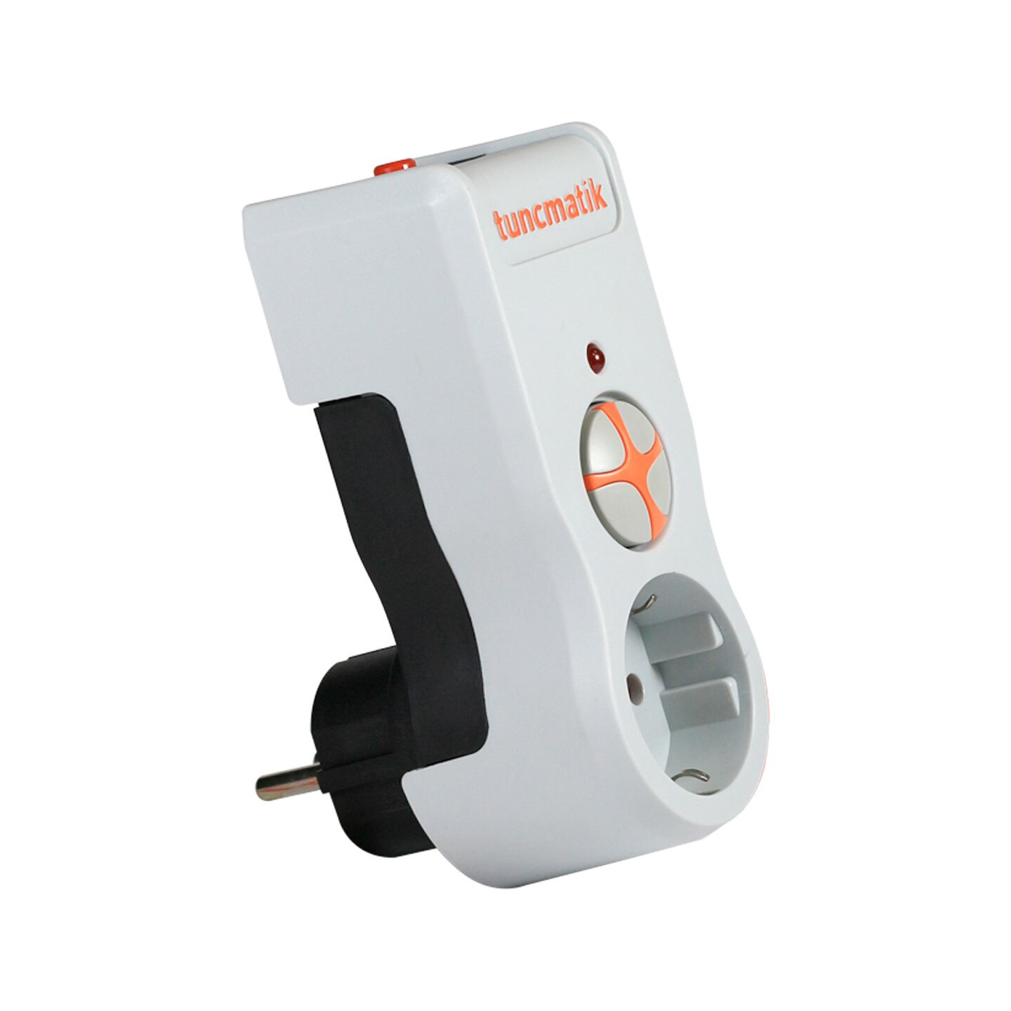 Surge protection Socket EU plug lightning protected wall type 1 2 and 3 outputs White on/off button 525 JOULE Tuncmatik: type1