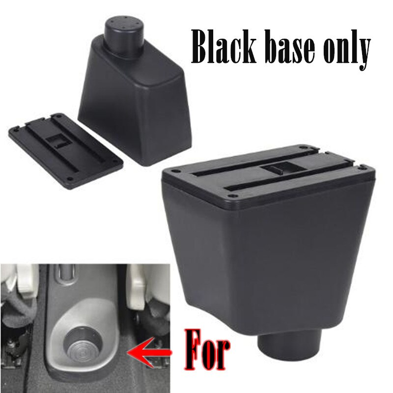Voor Renault Clio 3 Captur Armsteun Doos Centrale Winkel Inhoud Doos Met Usb Interface: Black base only