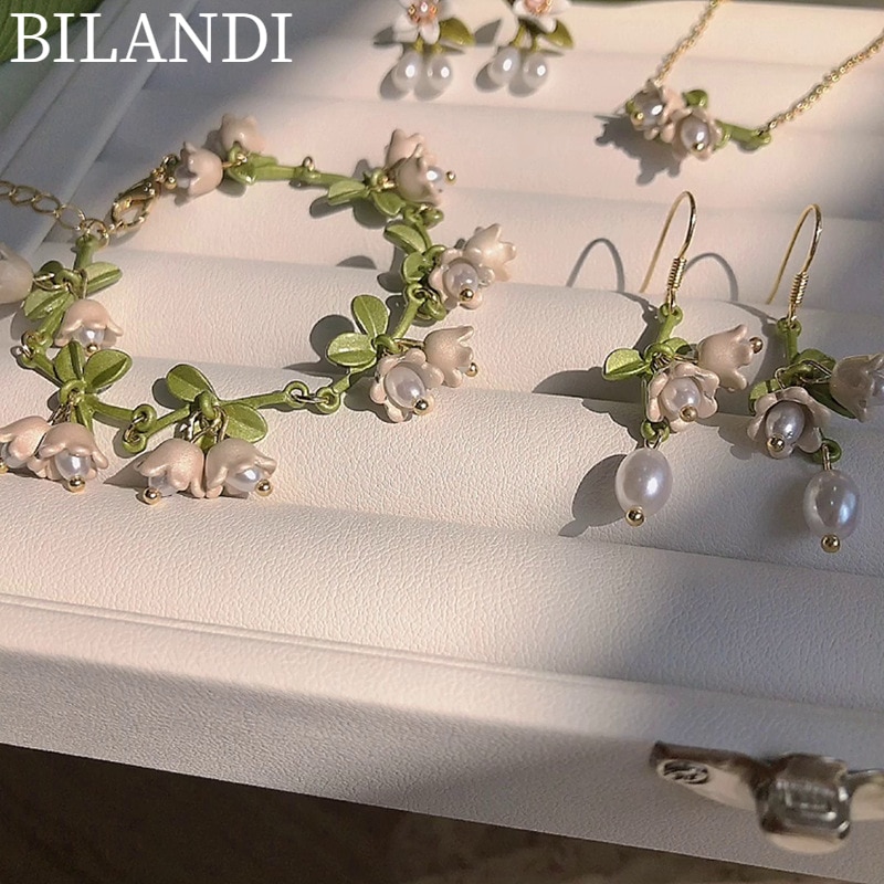 Jewelry Spring Bilandi 2022 Spring Trend Jewelry Sets Popular Flo... – Grandado