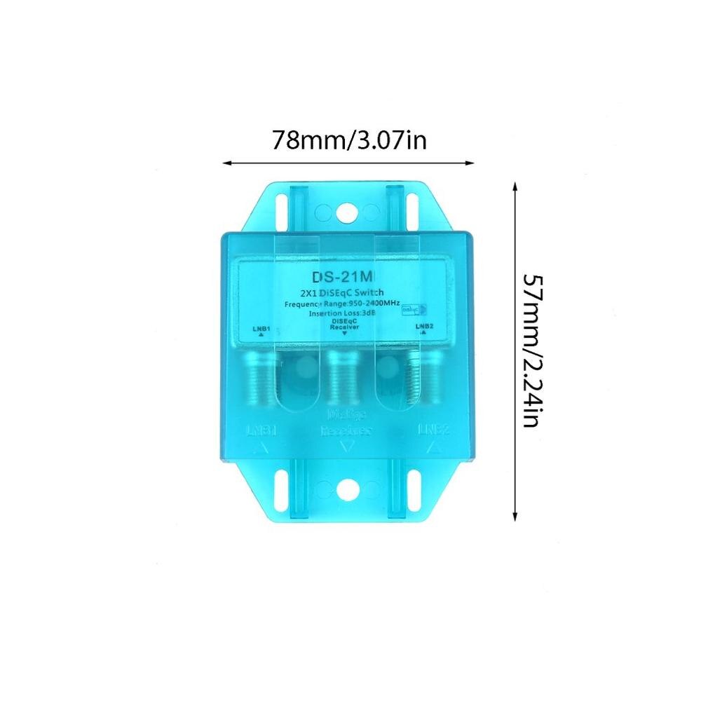 Water Proof Diseqc Schakelaar 2 In 1 Satellietsignaal Diseqc Switch Lnb Ontvanger Multischakelaar En Uitstekende Component