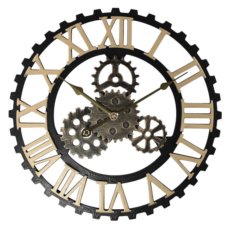 Orologio da parete con ingranaggi in stile antico – Grandado