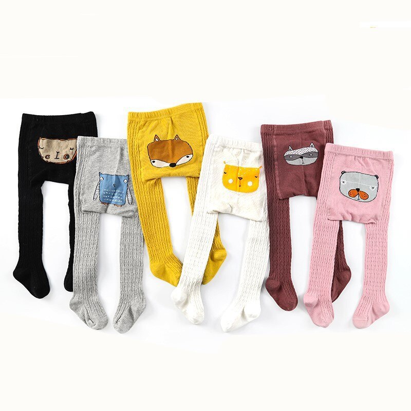 Medias de algodón suave para niños y niñas de 1 a 6 años, ropa de bebé, pantimedias