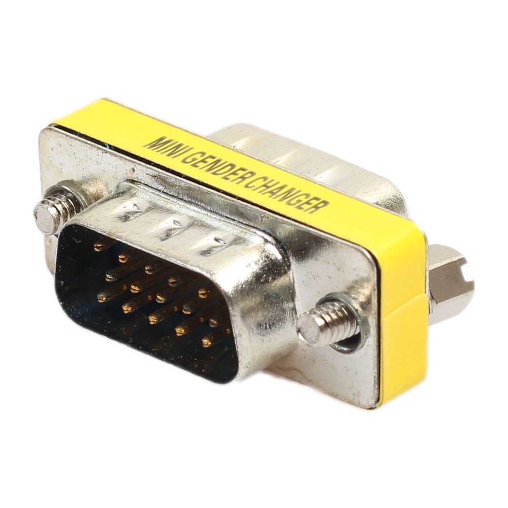 15 Pin Vga Svga Gender Changer Adapter Connector Koppeling Man Met Een HDDB15 Vrouwelijke Input 56 #