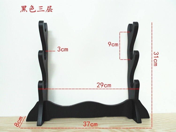 Nice Sword's Stand Wood Framework For Chinese Kung Fu Wushu Tai Chi Jian Sword Japanese Katana Saber Tachi Wakizashi Tanto