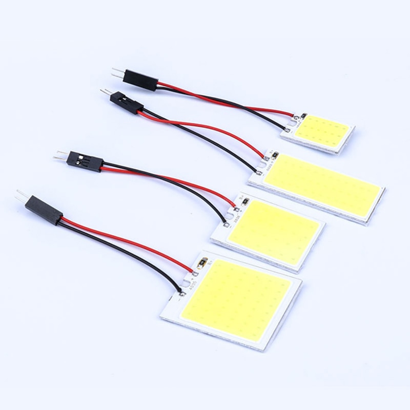 T10 Luz LED 3W 12V Panel súper brillante coche con luces Interior lámpara bombilla para cúpula luz blanca lámpara de señal coche con luces Accesorios