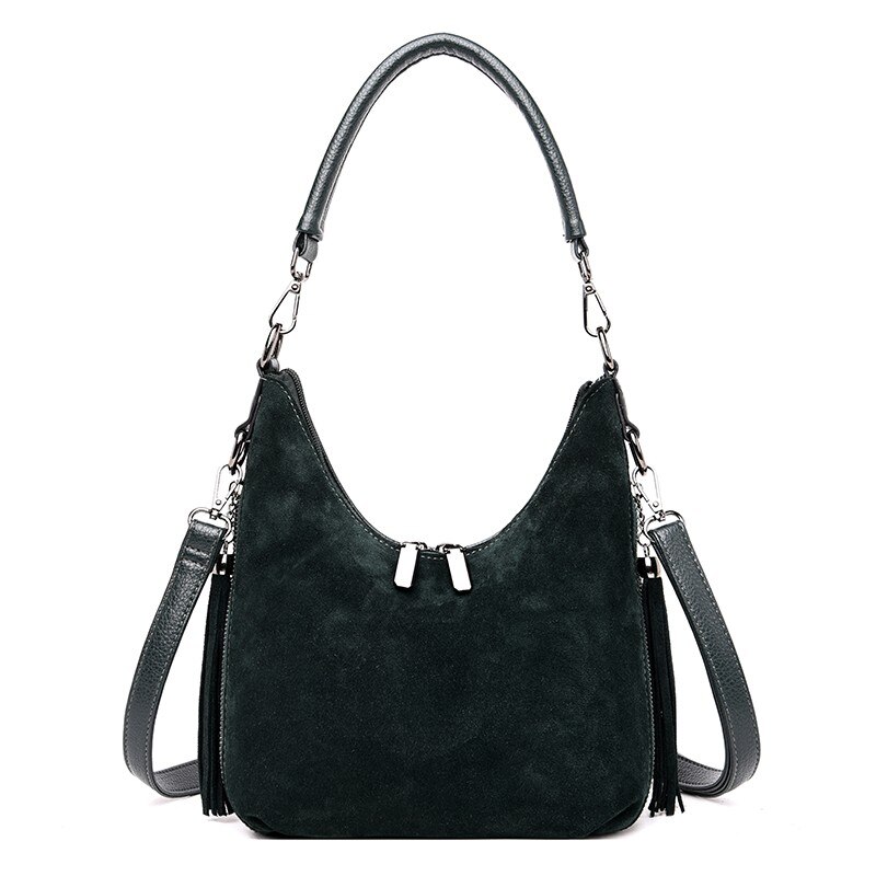 Ladies Suede Leather Hand Bags Luxury Handbags Women Bags Tassel Crossbody Bags for Women