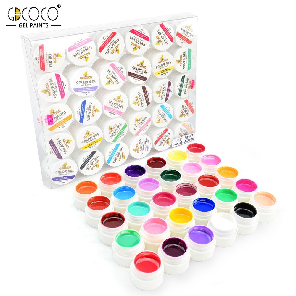 #20204 GDCOCO UV Gel Nails Kit 36 Colors CANNI Out... – Grandado