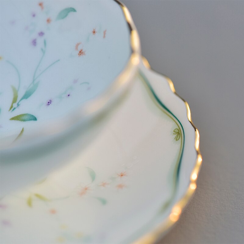 Luksusowe oryginalne kubki śniadaniowe ceramiczne kreatywne filiżanki kawy Espresso usługi popołudniowa herbata porcelana kostna Kaffeetasse kubek robić herbaty zestaw