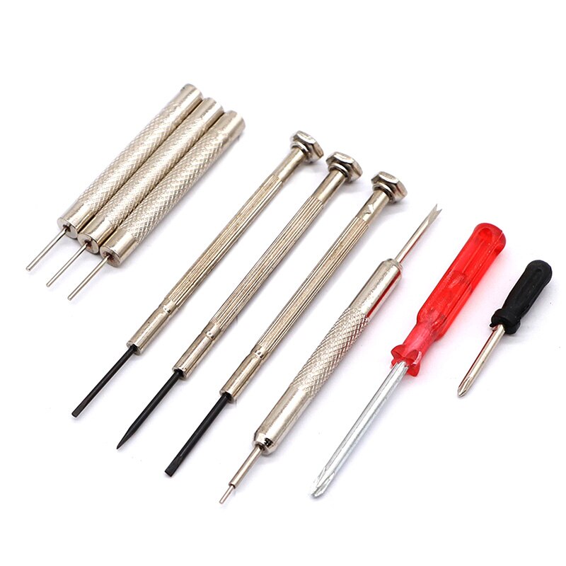 16pcs/set Hand Micro Screwdriver Opening Band Changing Batteries Watch Tool Kit