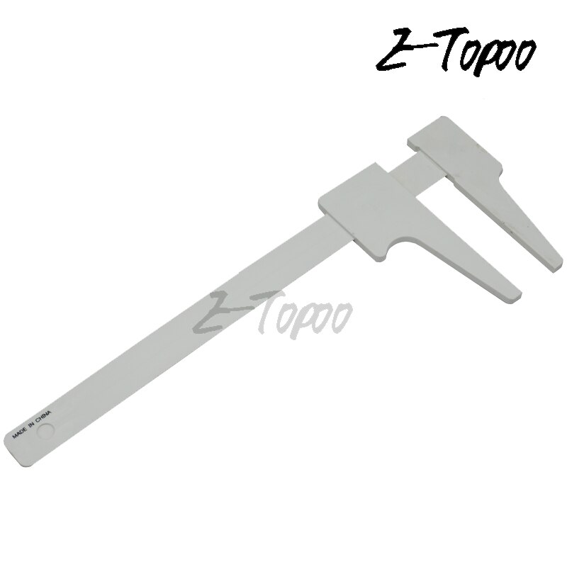 0-200mm korea caliper Plastic Vernier Caliper Rule Gauge Micrometer school thickness gauge measuring tools
