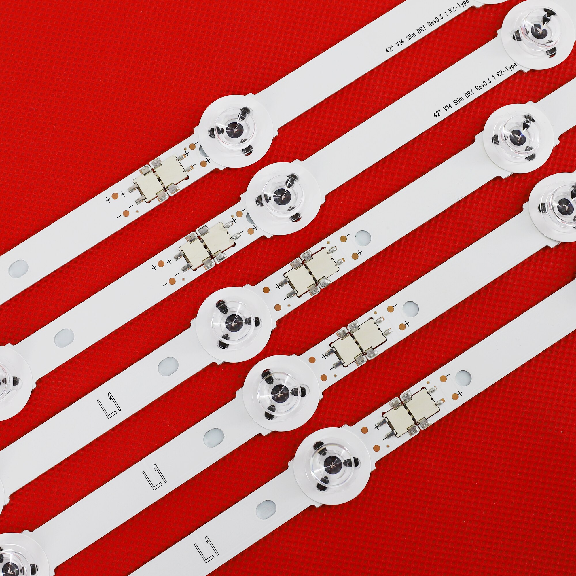 Bande de rétroéclairage LED pour LG 42 pouces V14 Slim DRT Rev0.3 TV tx-42as650e LC420DUF VG F1 1807A 1810A