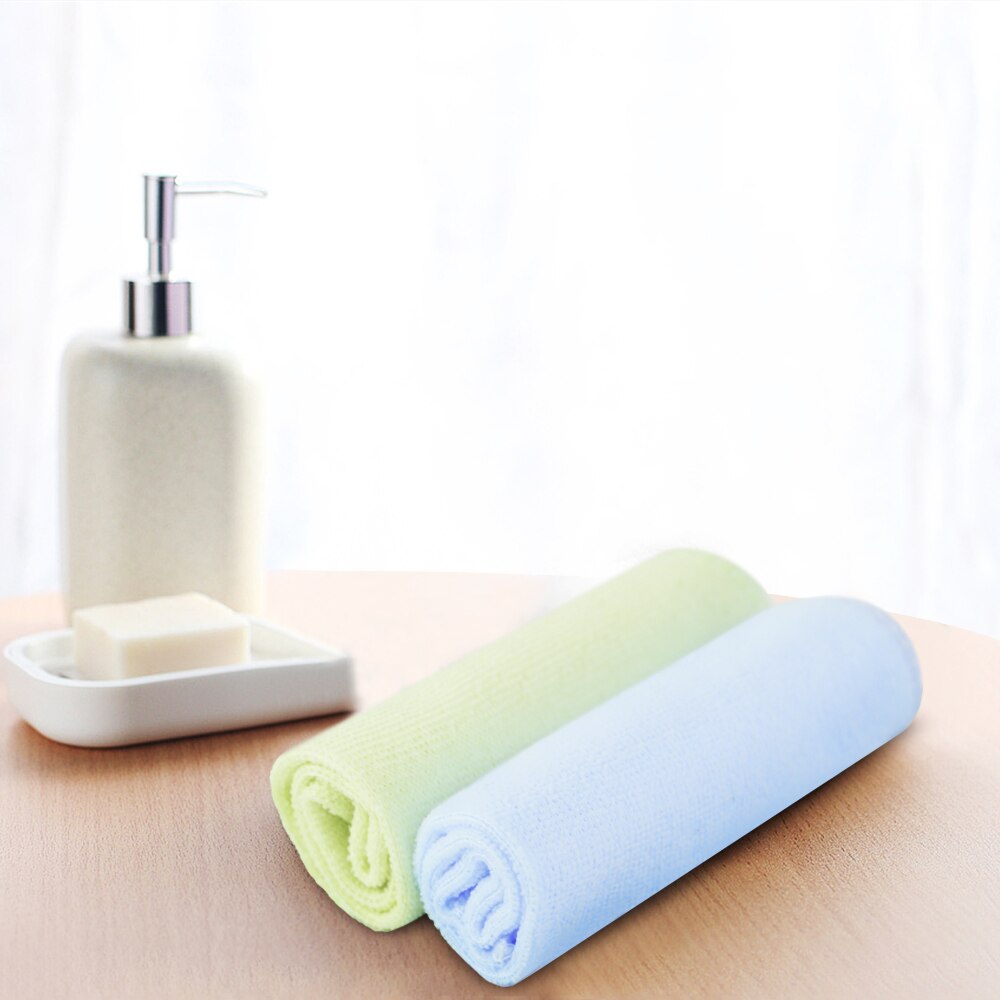 Urijk 1pc bilvask håndklæder plys mikrofiber vask tørre håndklæde stærk tyk plys polyester fiber rengørings håndklæde køkkenværktøj