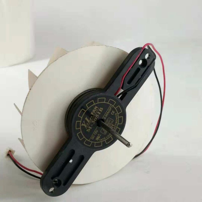 1 sztuk dotyczy Yuelun wentylator 9225 M-3051B 12VDC 0.45A dwuprzewodowy okrągły wentylator DC lodówka samochodowa wentylator