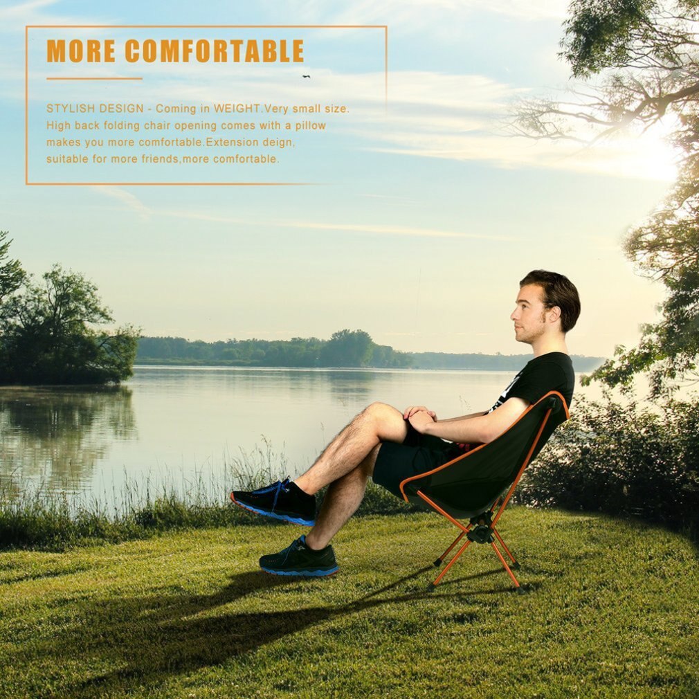Travel Ultralight Folding Chair Superhard High Load Outdoor Camping Chair Portable Beach Hiking Picnic Seat Fishing Tools Chair