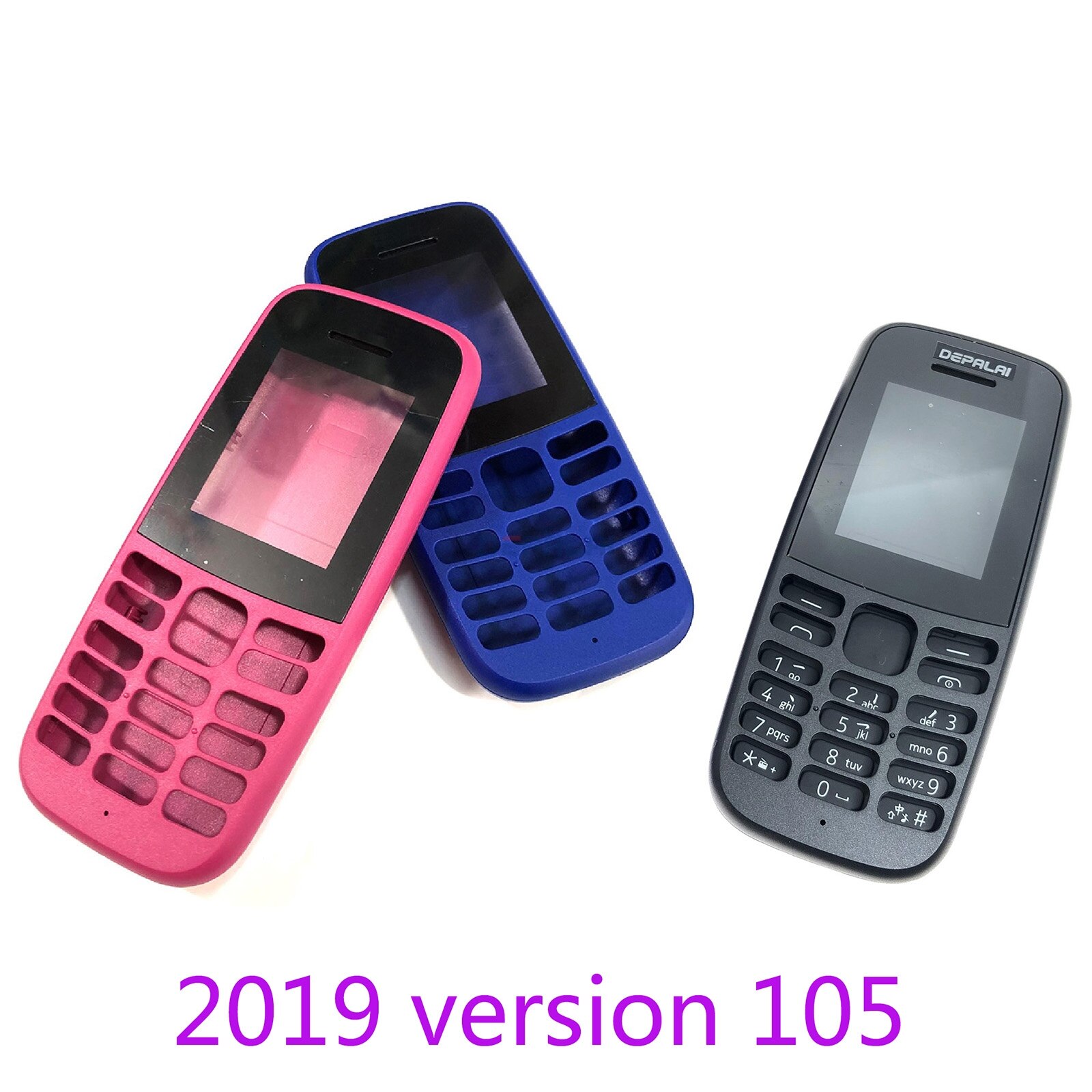 Housing Cover Full Complete Mobile For Nokia 105 version 105 RM-1133 RM-1134 1050 RM-1120 case Keypad Back Battery