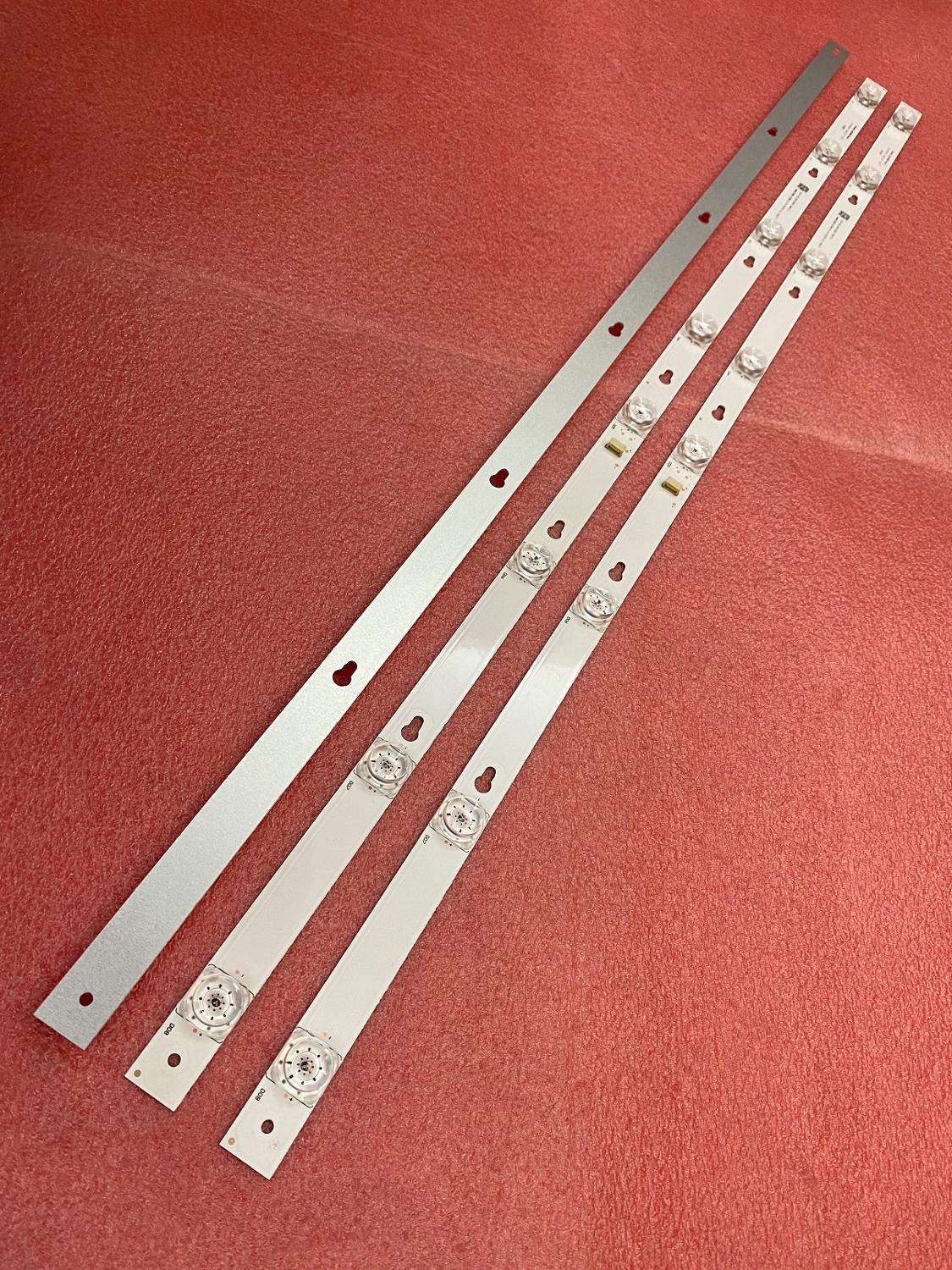 3 st led bakgrundsbelysningslist för thomson 43 uc 6306 43 uc 6406 tcl 43 s 303 43 s 305 43 dp 608 d43 a 810 tot _43 d 2900_3 x 8 oem 43 lb 06_ led 3030 f 2.1