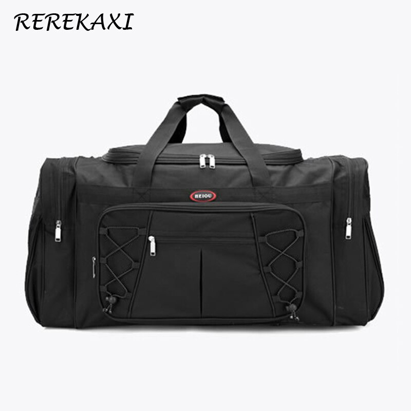 Grote Capaciteit Mannen Reistas Weekend Vrouwen Waterdichte Polyester Hand Bagage Grote Zak Mannelijke Reizen Duffle Zakken Verpakking cubes