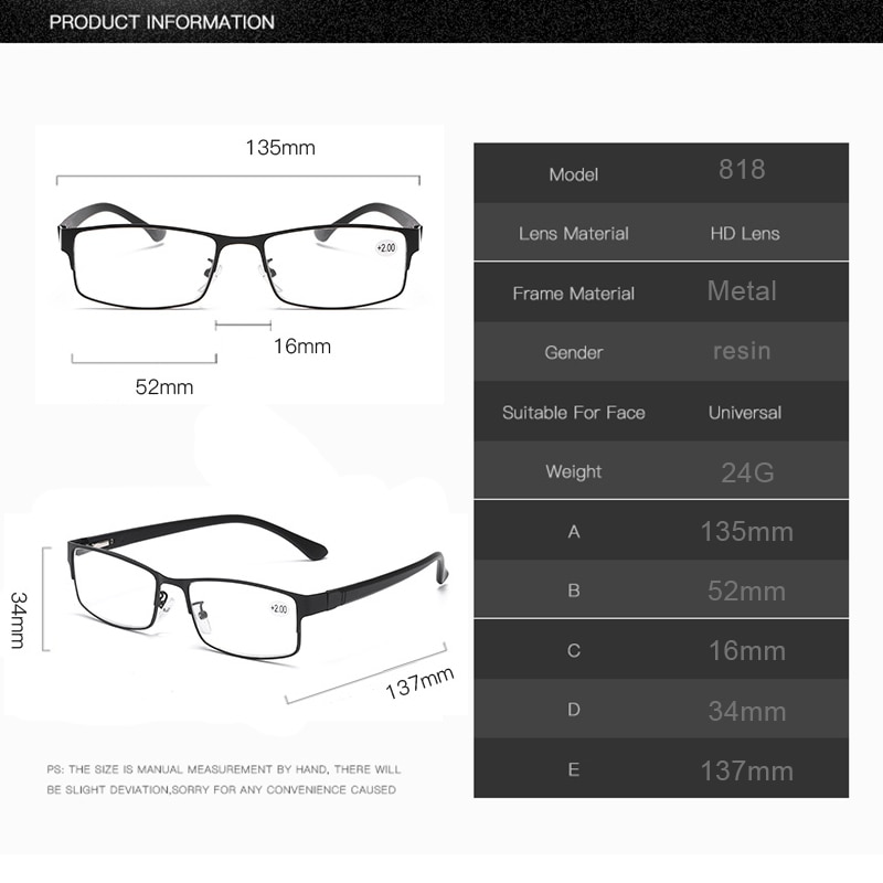 Bijziendheid Bril Mannen Business Leesbril Vrouwen Titanium Legering Eyegrasses Mannelijke Verziendheid Presbyopie Bril Frame