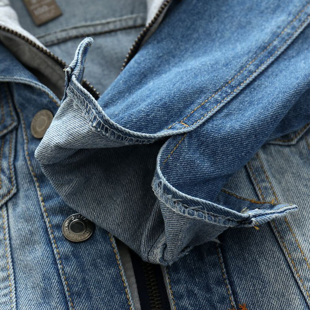 Mudkingdom meninos denim casaco casaco com capuz cardigan moda outono outerwear para roupas menino zíper bolso casaco crianças roupas