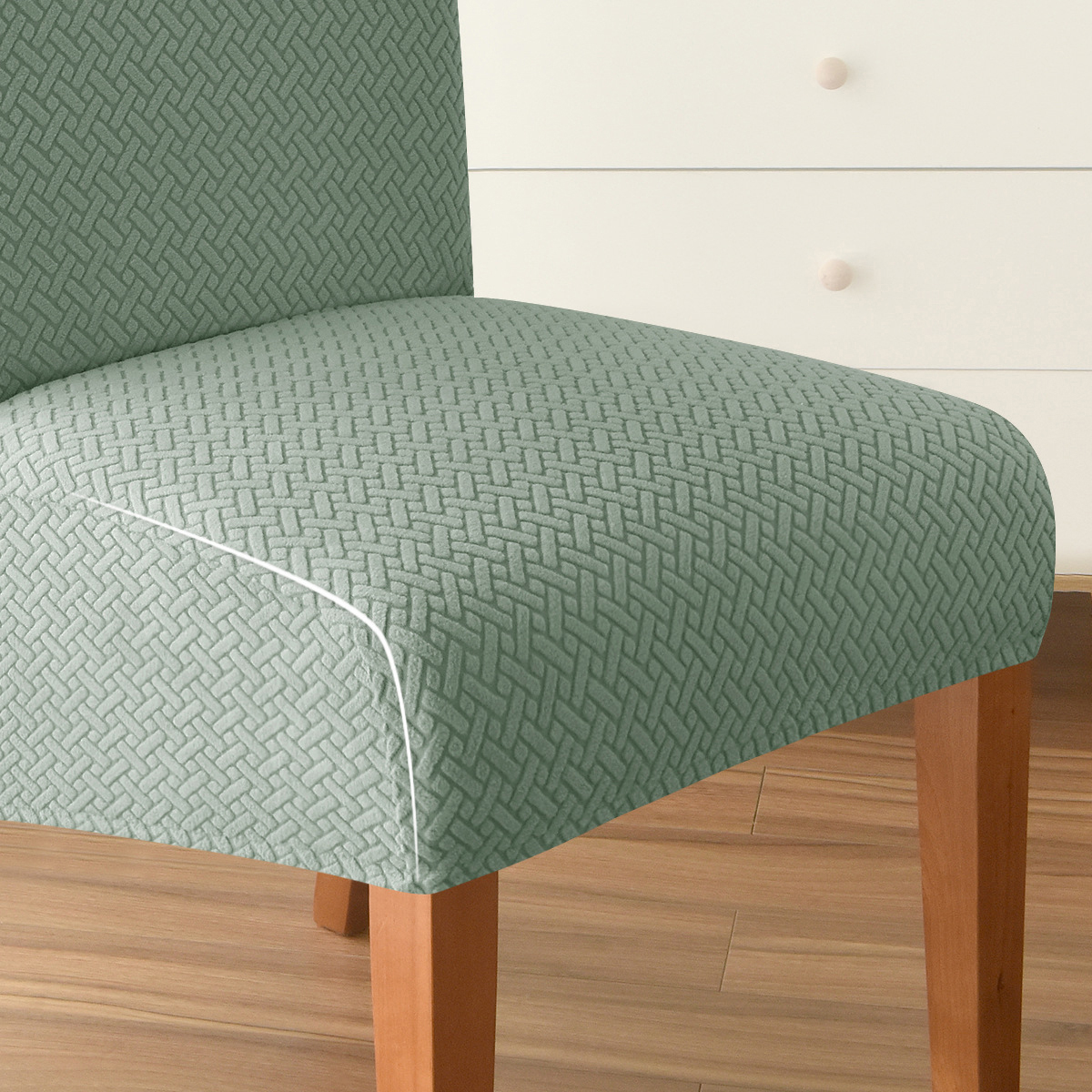 Housse de chaise molletonnée à haut dossier, protection anti-salissure, pour salle à manger, Banquet, mariage, taille XL