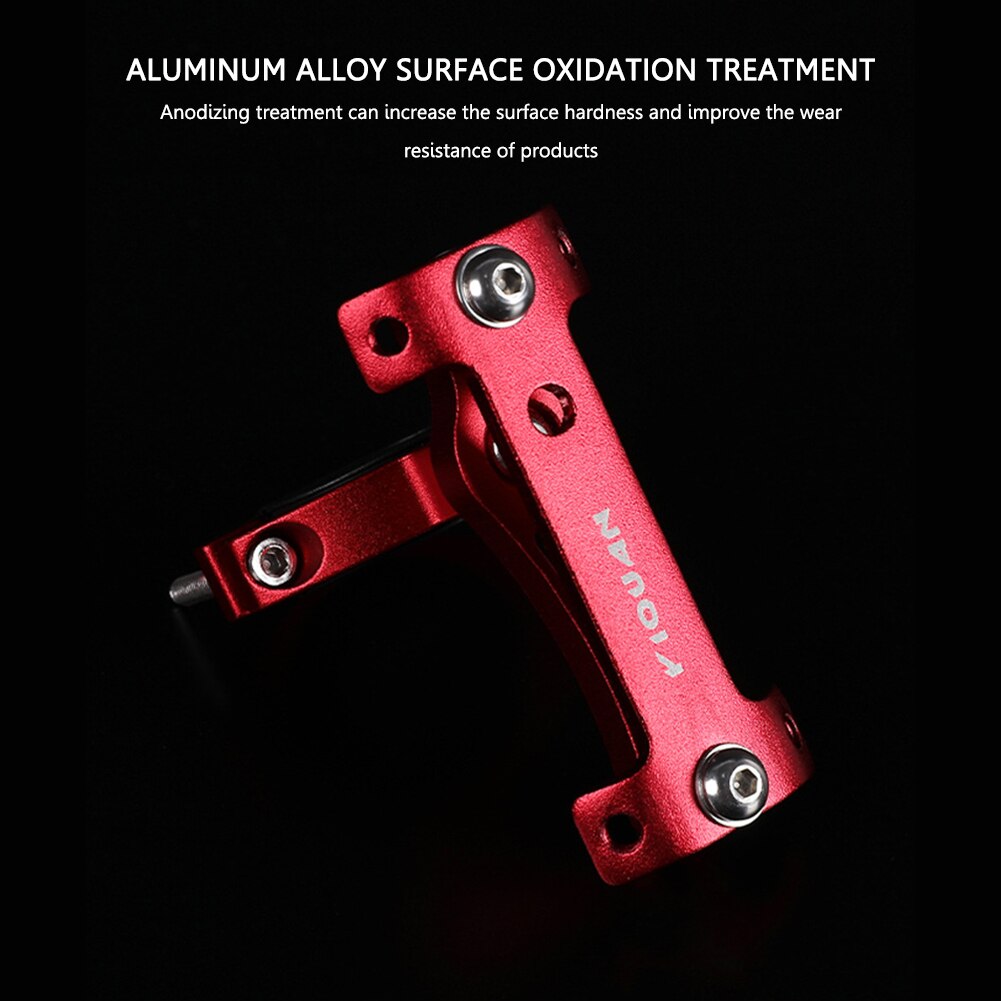 Mtb Dubbele Hoofd Fiets Bidonhouder Extension Rack Aluminium Mountainbike Frame Water Cup Kettle Holder Extender Frame